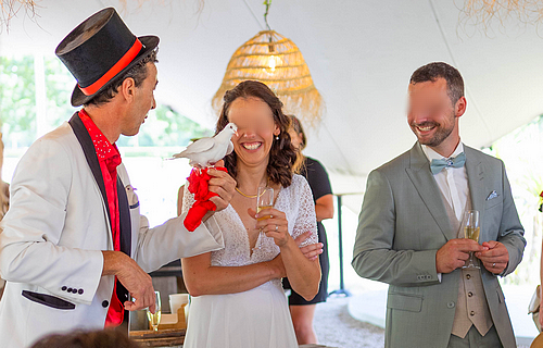 show magie cérémonie de mariage